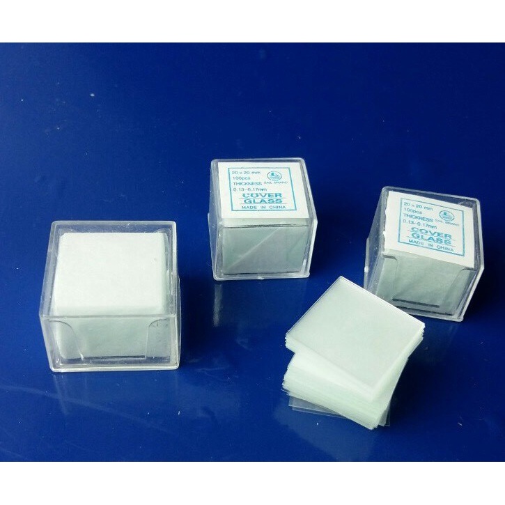 Bộ 1000 miếng lamen thủy tinh dành cho kính hiển vi 22x22mm - La men kính hiển vi