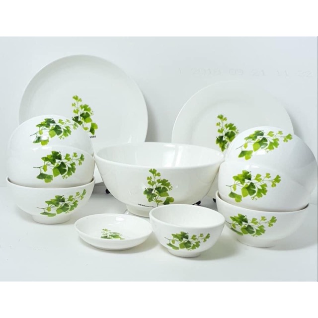 SET BÁT Đĩa  BÁT TRÀNG-11 món