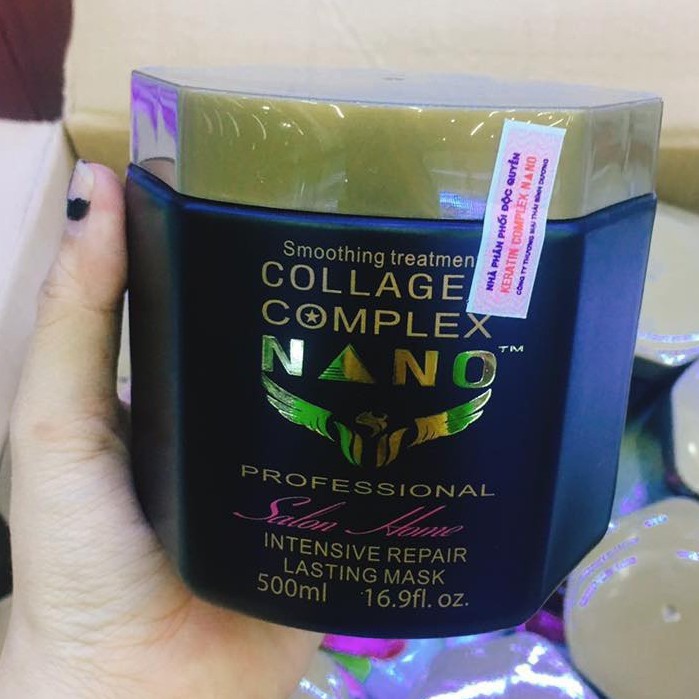 Kem hấp dầu Collagen Nano Complex phục hồi hư tổn 500ml