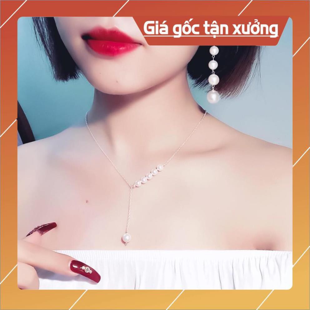 BỘ TRANG SỨC NỮ BẠC TA - DÂY CHUYỀN VÀ BÔNG TAI