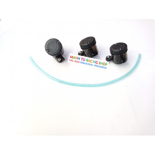 Bình dầu brembo lớn màu khói tặng ống dầu