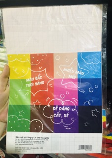 Giấy thủ công A4 Hồng Hà