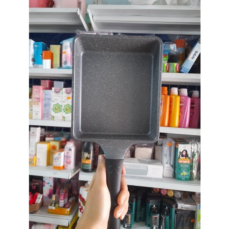 Chảo vuông làm bánh đúc trứng chống dính vân đá đáy từ Greencook GCS01-1618