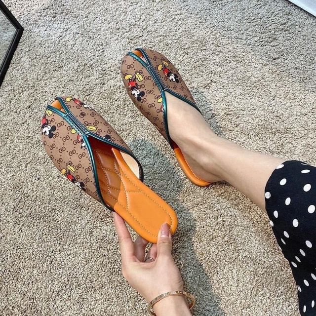 Dép bệt vá mickey hottrend hàng đẹp