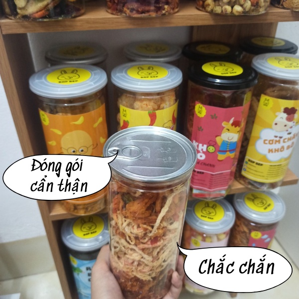 Mực xé tẩm gia vị 200g Bop Bep- đồ ăn vặt ngon, đồ ăn vặt Hà Nội