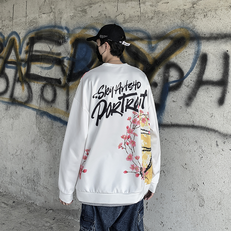 Áo Thun Hip Hop Tay Dài In Họa Tiết Graffiti Với 2 Màu Cá Tính Cho Nam S-Xxl | BigBuy360 - bigbuy360.vn