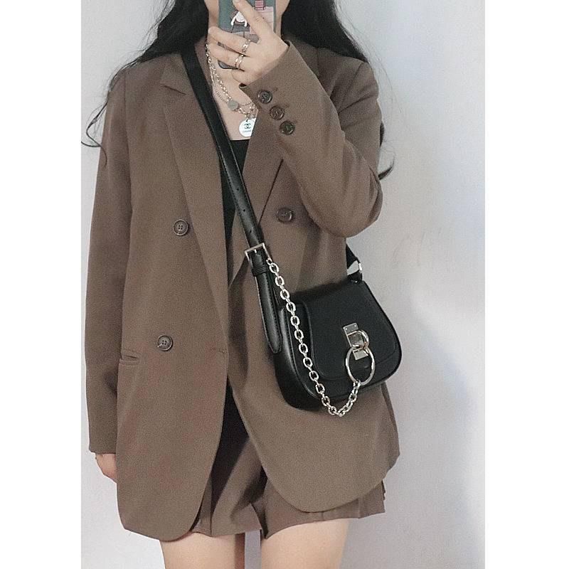 Túi xách nữ 2 dây đeo chéo, kẹp nách PHỐI XÍCH hàng Quảng Châu cá tính