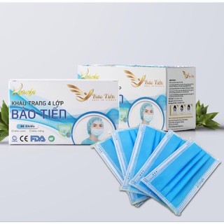khẩu trang  hộp 50 chiếc 4 lớp