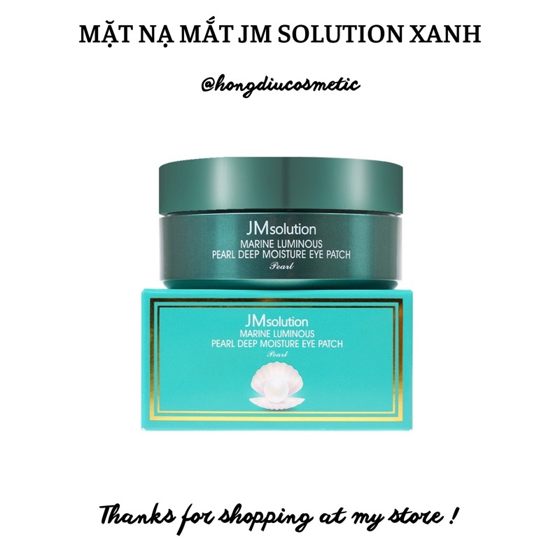 Mặt Nạ Mắt JM Solution Eye Patch 90g/60pcs Xanh
