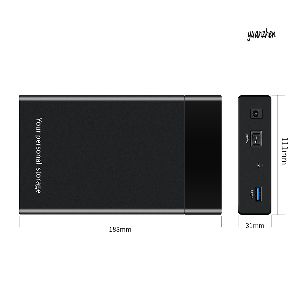 Hộp Đựng Ổ Cứng Ngoài Usb 3.0 2.5 / 3.5inch Sata Hdd | BigBuy360 - bigbuy360.vn