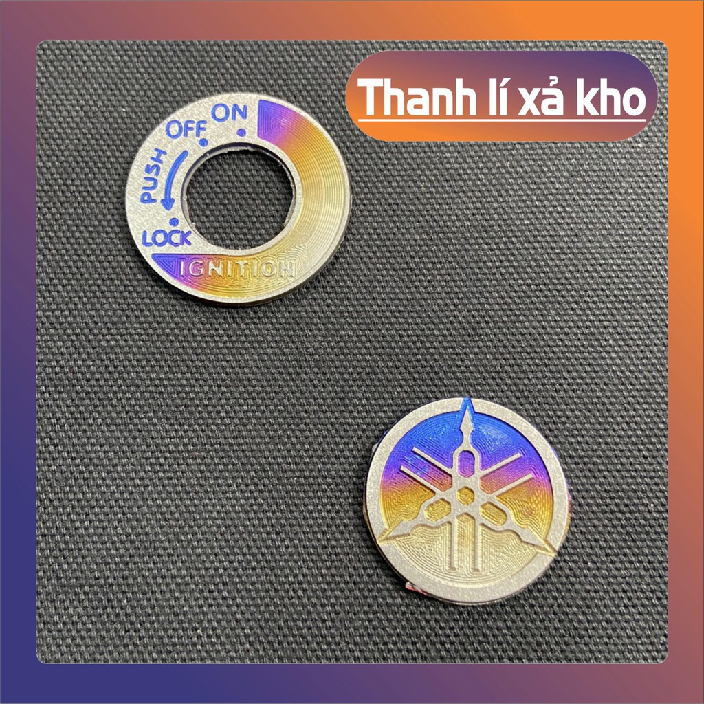 [ XẢ HẾT KHO ] [VIRUS TITAN]TEM TITAN DÁN Ổ KHÓA,TEM TITAN LOGO TRANG TRÍ XE SIRIUS KEO 3M SIÊU ĐẸP (2 TEM)