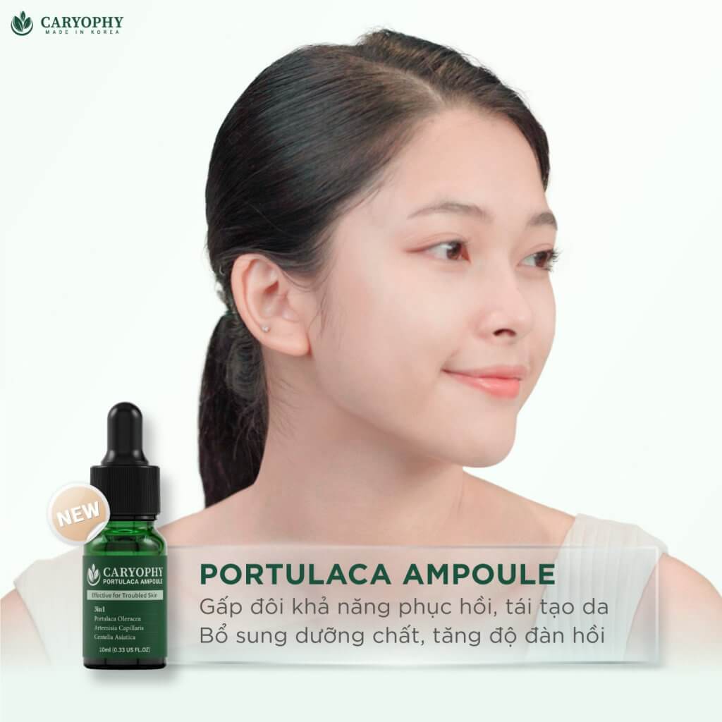 Serum cho da dầu mụn ngăn ngừa ẩn mụn bọc mụn trứng cá các loại mụn và thâm Caryophy hàn quốc 30ml