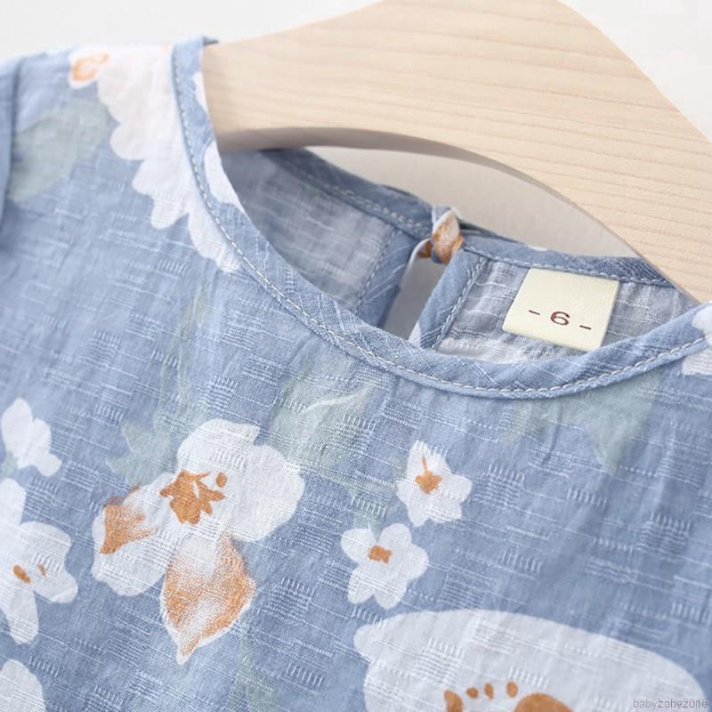 Đầm hoa thời trang cho bé gái