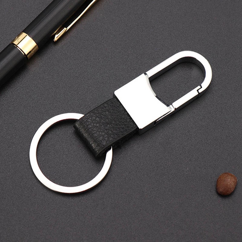 Divine3.vn Car Keychain Pendant Men's Leather Keychain