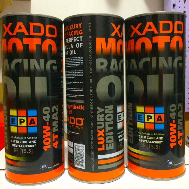 Nhớt Xado Moto Racing Oil 10W-40 Tặng Kèm Dây Móc Khoá Đẹp Siêu Chất