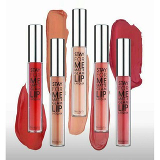 Son Kem Lì Stay For Me Matte Glam Lip Lacquer - 4ml