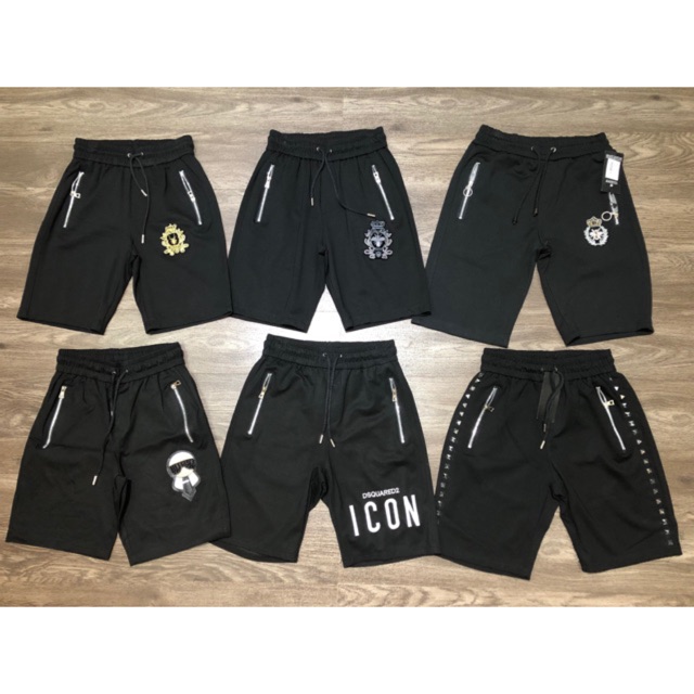 Quần ngố Zip nỉ mỏng