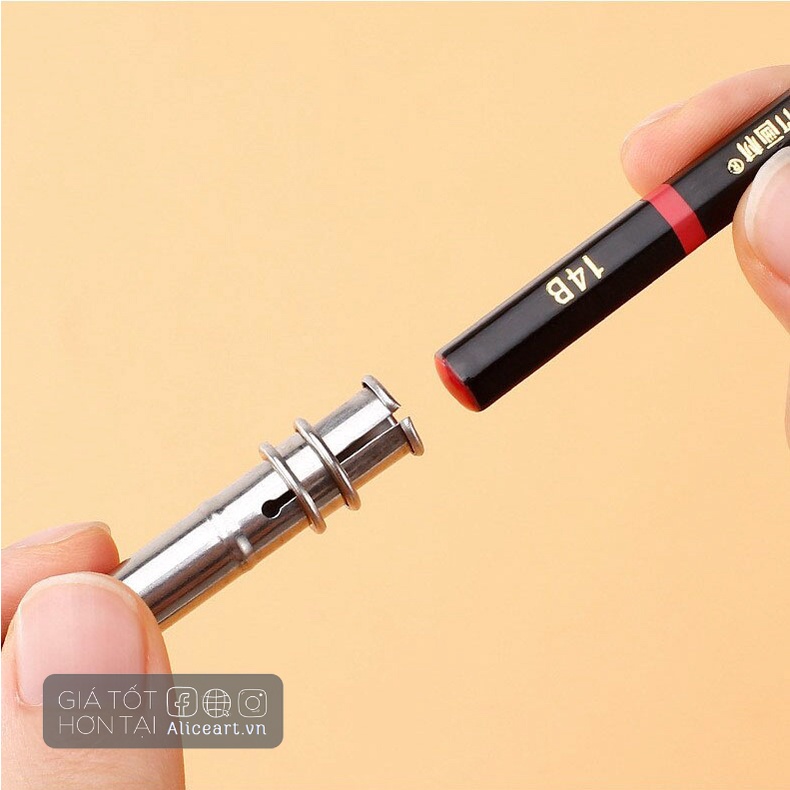 [NEW] Đầu Nối Dài Bút Chì Kuelox Có Thể Điều Chỉnh Tiện Lợi Nối Chì Kim Loại Màu Ngẫu Nhiên