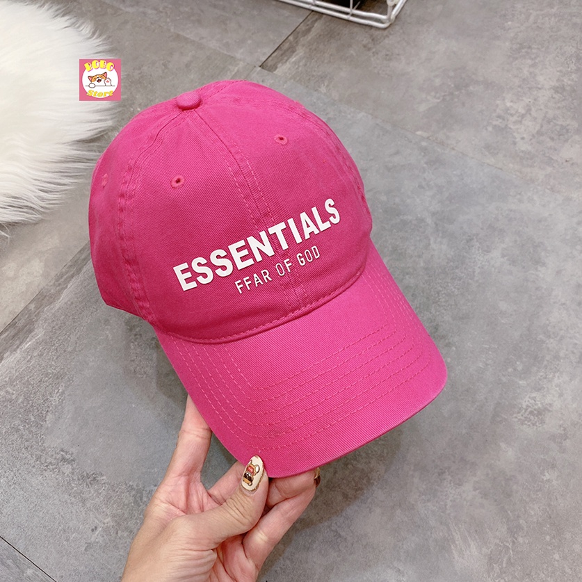 Mũ lưỡi trai Essentials unisex nhiều màu chất cotton mềm mại hot trend