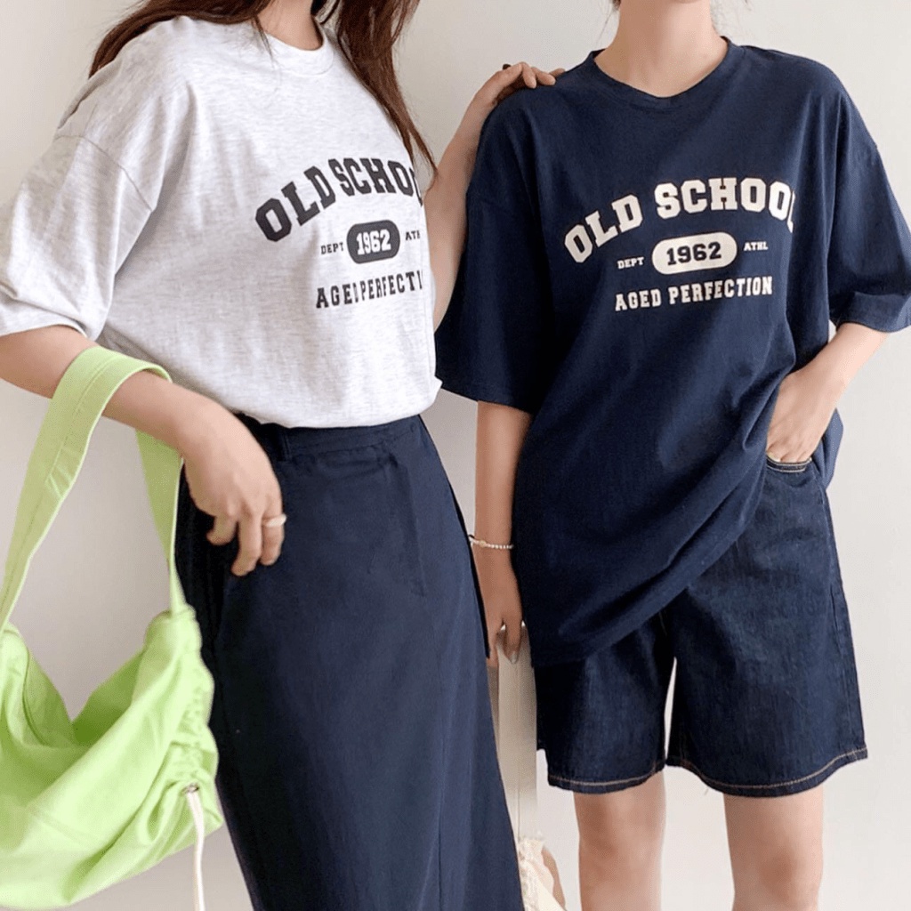 (Mẫu Mới) Mẫu Mới Áo Phông | Sale lớn Áo thun Nữ Oversize SCHOOL Cực Rẻ Cực Đẹp NA h.h.p