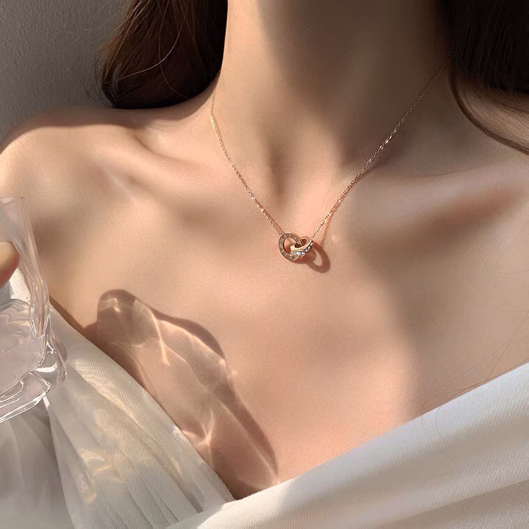 Dây chuyền CDE Sweet Love Necklace Rose Gold CDE02013.RG