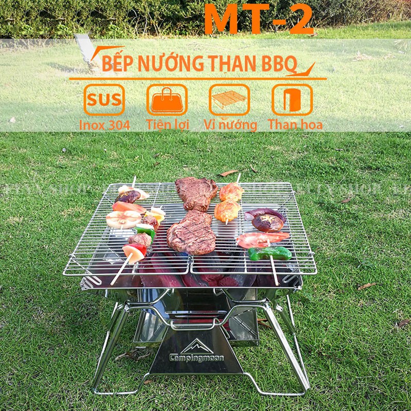 BẾP NƯỚNG THAN BBQ KHÔNG KHÓI - BẾP NƯỚNG THAN HOA NGOÀI TRỜI