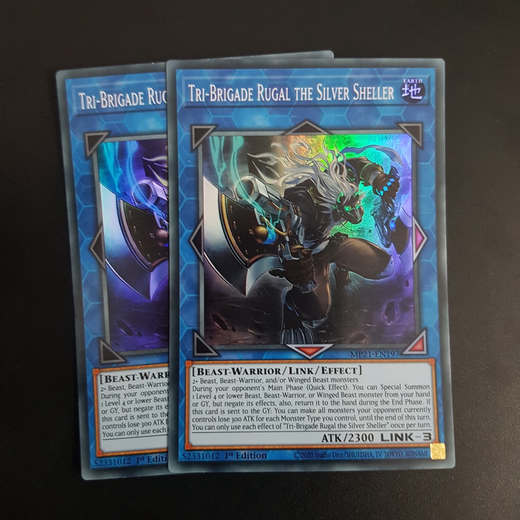 Lá bài Tri-Brigade Rugal the Silver Sheller - MP21-EN197 - Super Rare 1st Edition