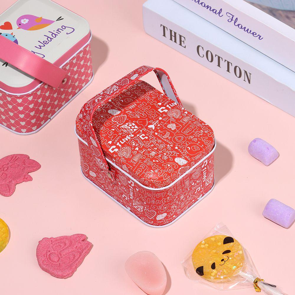 UUMIR Hộp thiếc hộp quà tặng cookie gói có nắp đậy cổ điển hand-held can