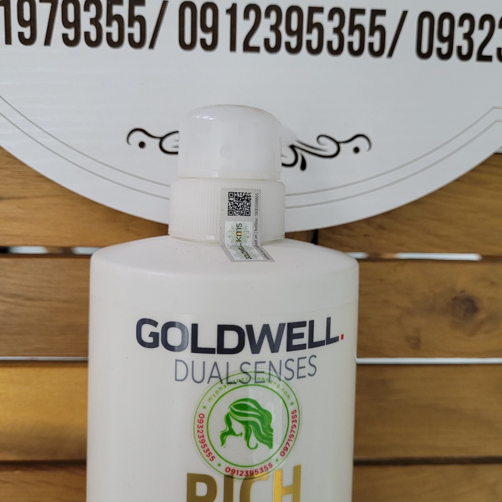 DẦU HẤP TÓC SIÊU CHỮA TRỊ GOLDWELL RICH REPAIR 1000ML