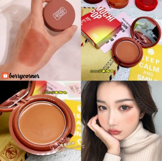 MÁ HỒNG KEM GOGOTALES MOCHI POP MOUSSE SOFT BLUSH | BigBuy360 - bigbuy360.vn