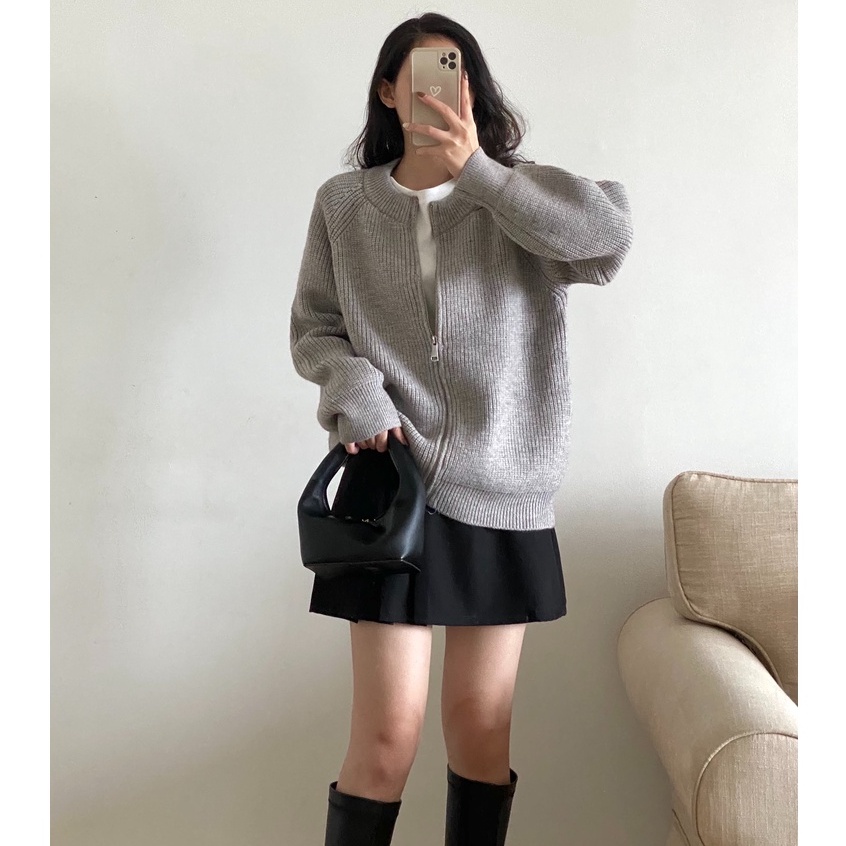 Áo len kéo khóa cổ tròn _ A0288 | BigBuy360 - bigbuy360.vn