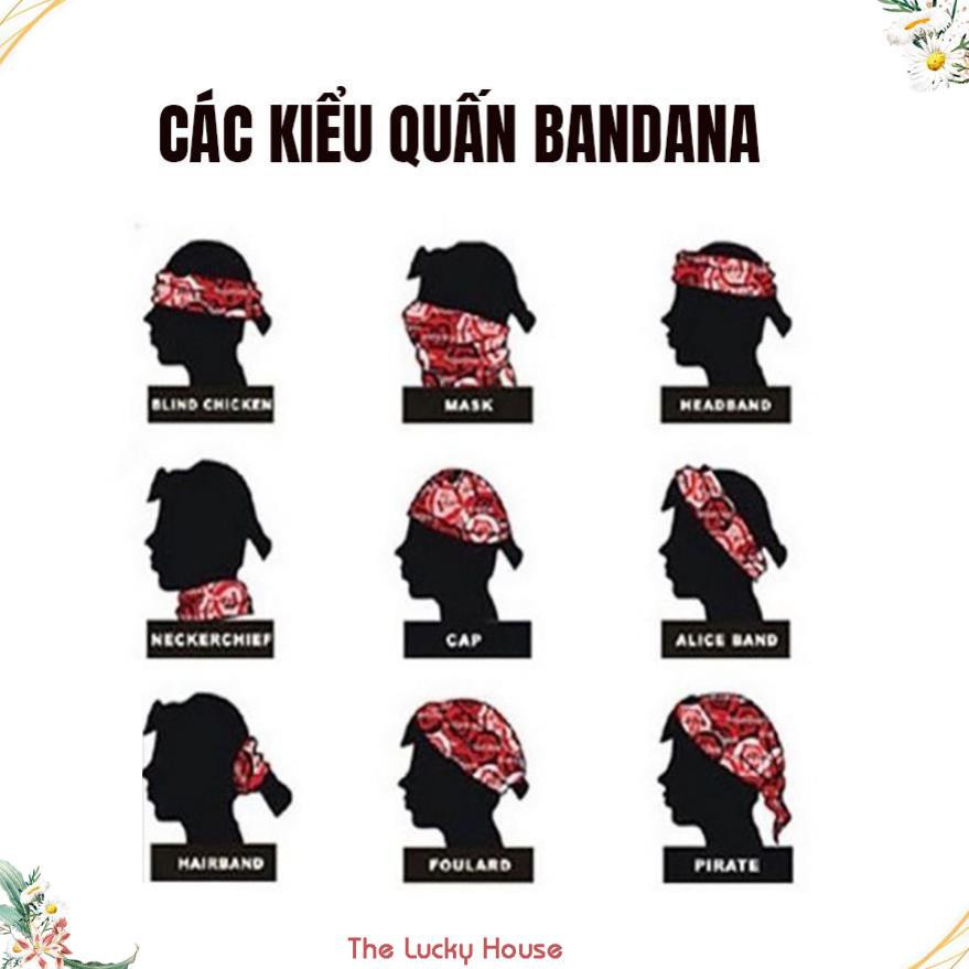 Khăn banada phối 2 mầu cá tính BDN02