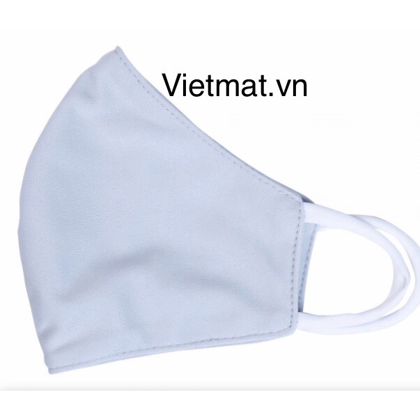 Khẩu trang vải kháng khuẩn VIETMAT size người lớn và trẻ em 3 cái