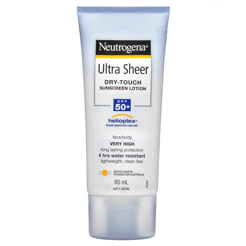 Kem chống nắng Neutrogena Ultra Sheer Dry-Touch SPF 50+ (Úc)