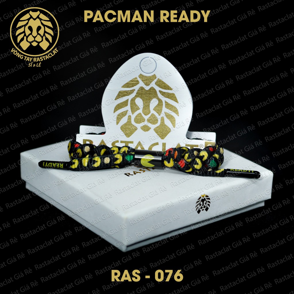 Vòng tay Rastaclat Pacman Ready [Tặng Box Tag][Clip Thật]