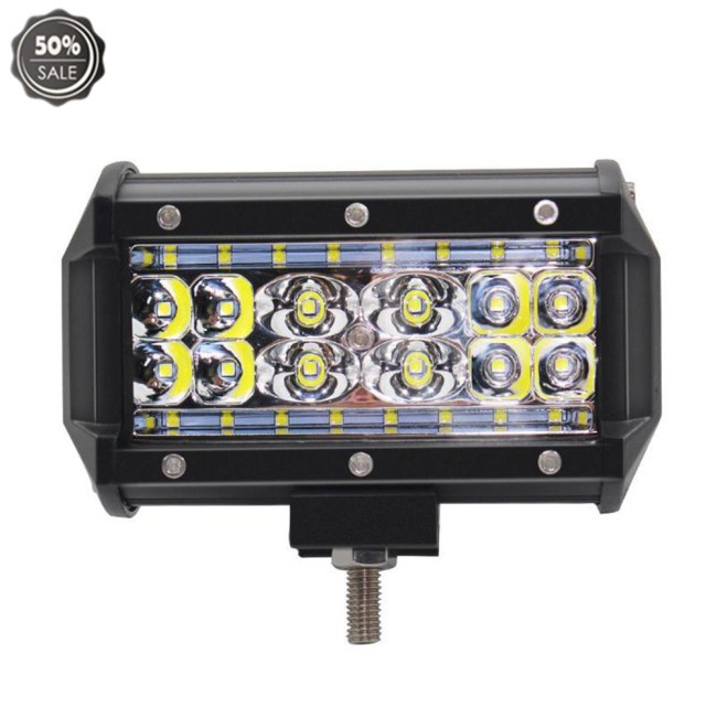 COD 5 Inch 84W 12000LM 6000K LED Offroad Work Light Waterproof 4 Rows LED Light Bar for Off-Road Car Boat