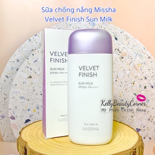 Sữa chống nắng Missha Velvet Finish Sun Milk SPF50+/PA+++