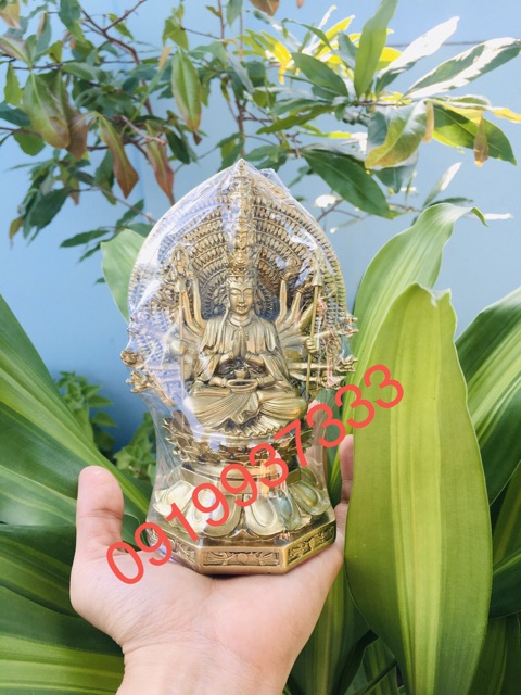 Tượng Phật Thiên Thủ Thiên Nhãn cao 16 cm