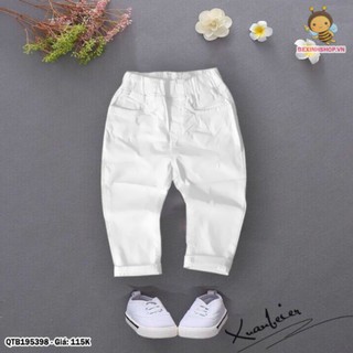 Quần Kaki Size Đại 2 Mầu Trắng Đen Cho Bé Trai Hàng Đẹp