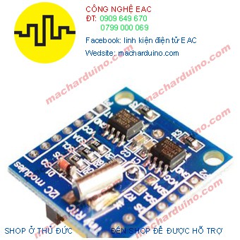 Module thời gian thực RTC nhỏ gọn I2C 24C32 bộ nhớ DS1307 clock