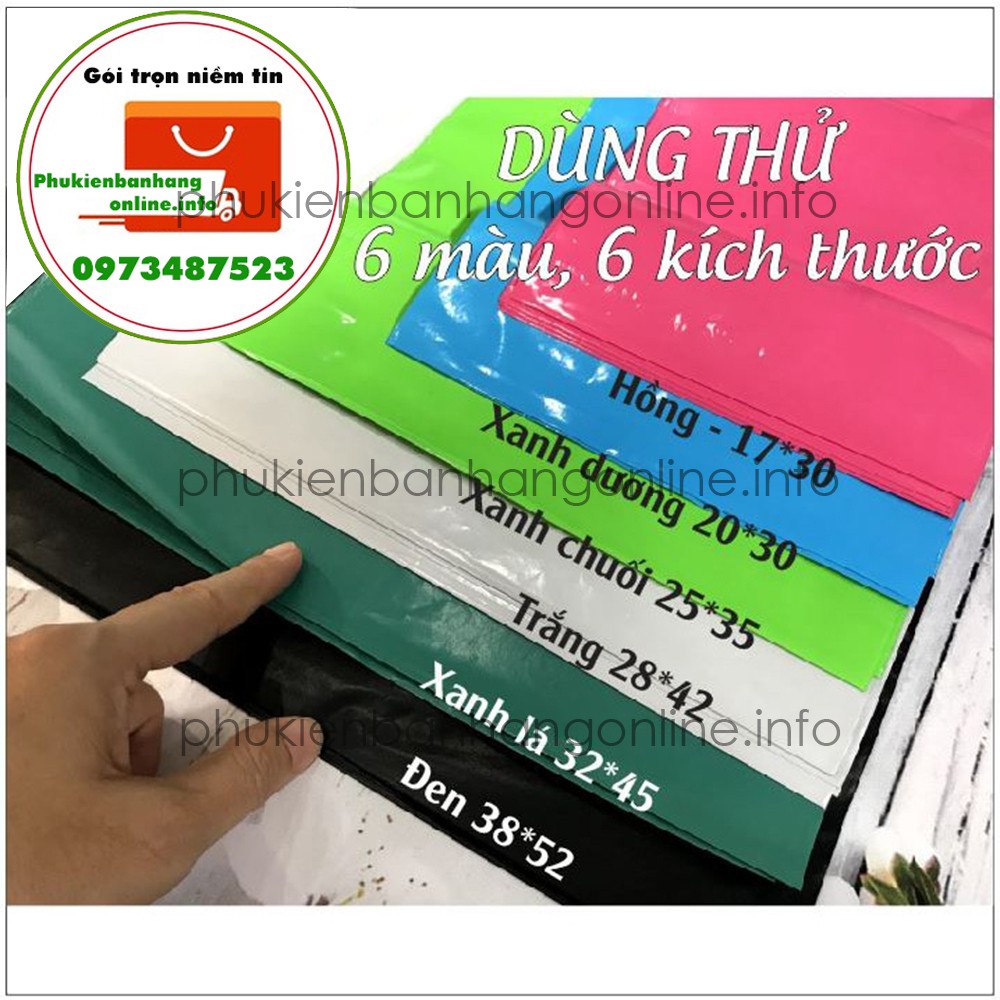 [RẺ NHẤT SHOPEE] Túi Đóng Hàng Niêm Phong Tự Dính KT 20X35cm Đóng Gói Quần Áo, Phụ Kiện 1-2 Sản Phẩm -T5