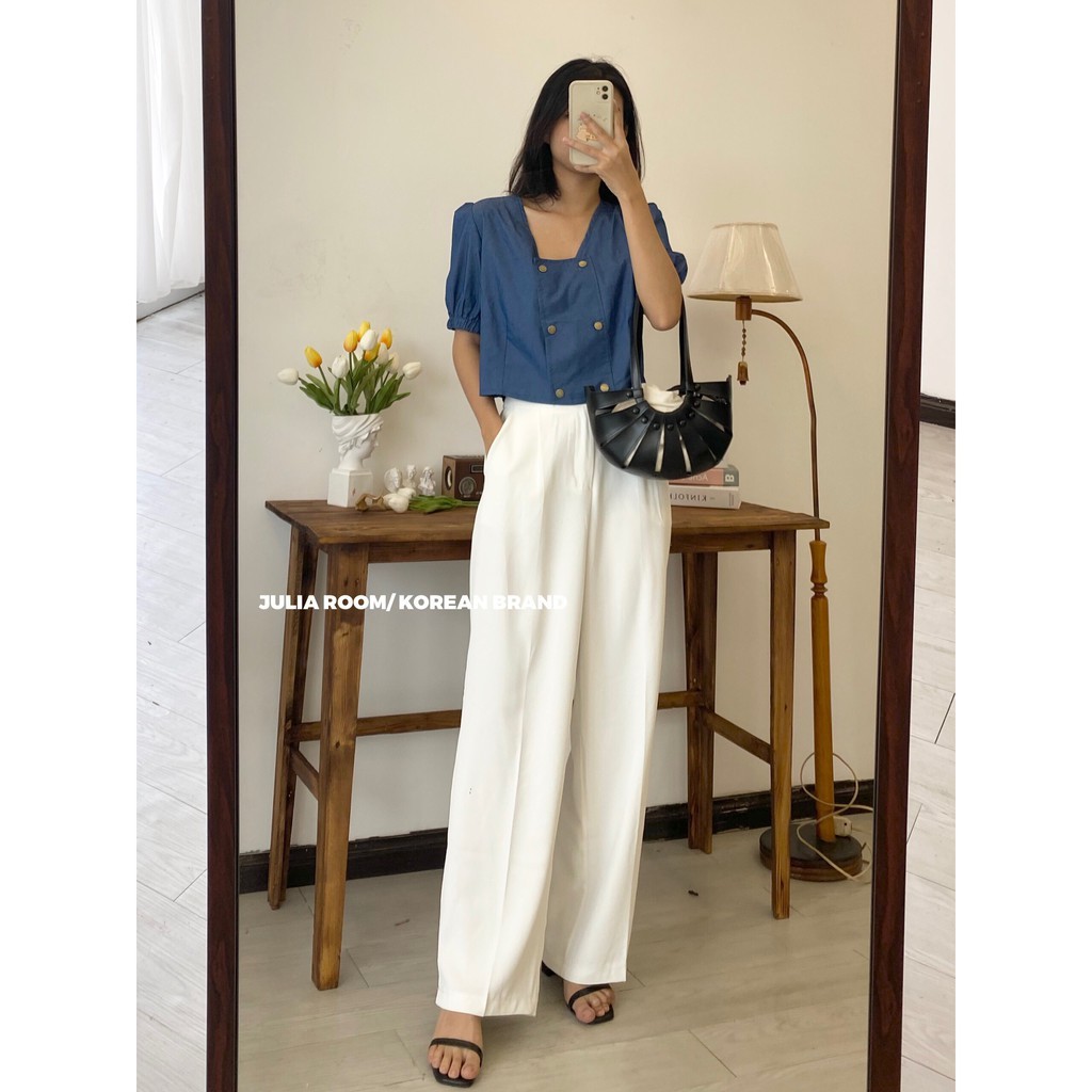 JULIA/ quần vải 501 chun sau | BigBuy360 - bigbuy360.vn