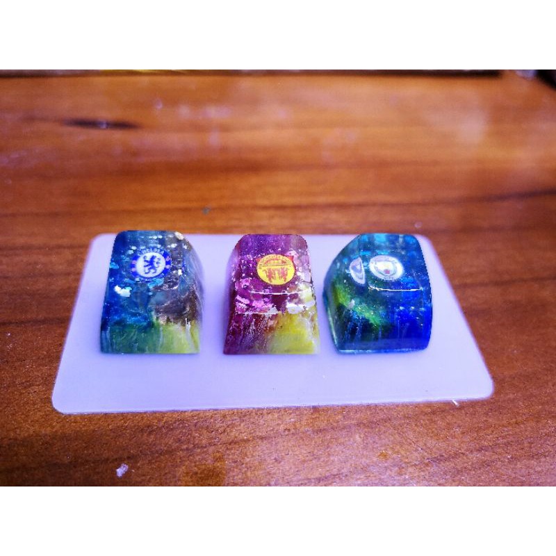 Phím bấm trang trí bóng đá keycap resin gaming bàn phím cơ đội bóng đá, quà tặng sinh nhật tuyệt vời