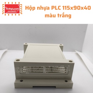 Hộp nhựa plc 11540mm màu trắng