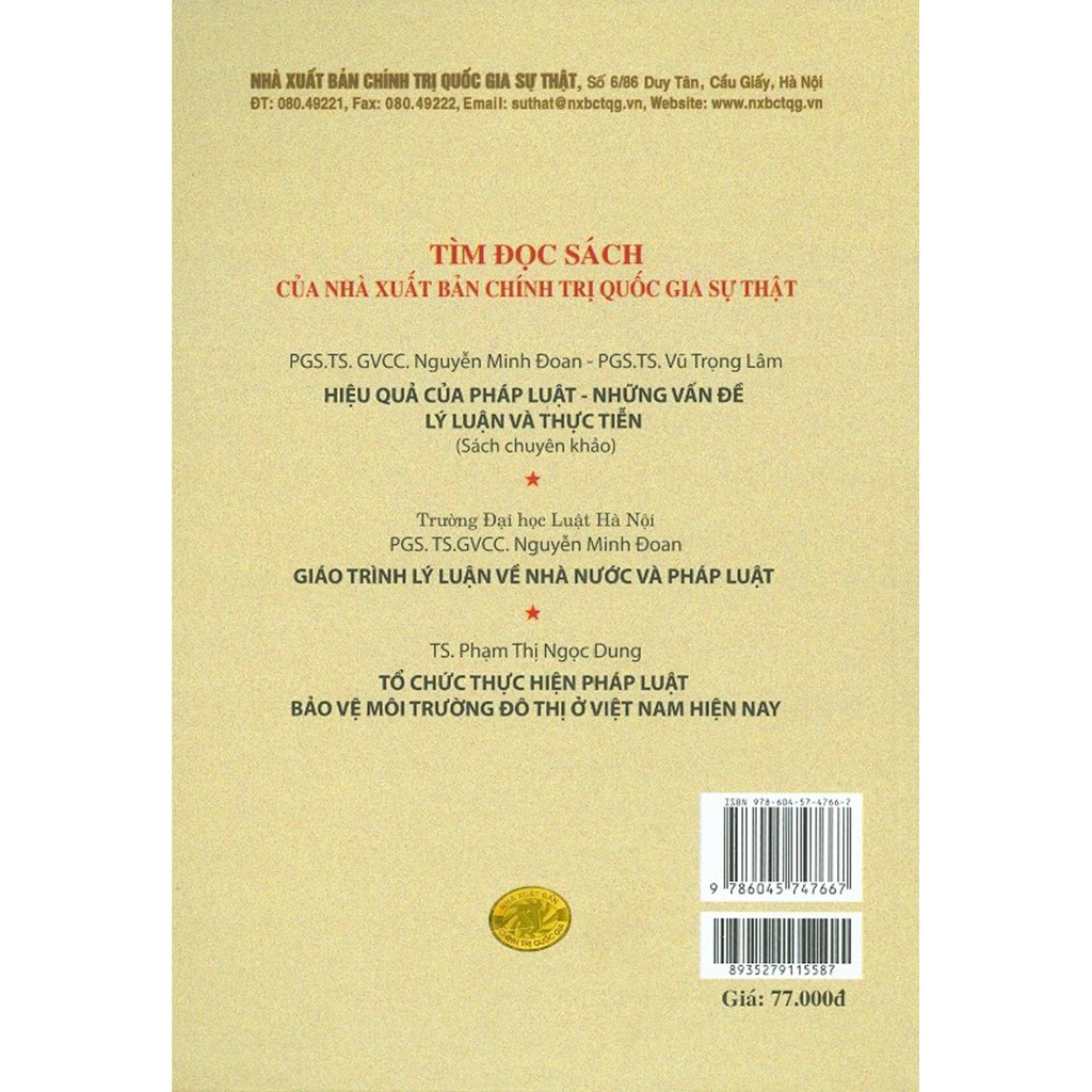 Sách - Thực Hiện, Áp Dụng Và Giải Thích Pháp Luật Ở Việt Nam | BigBuy360 - bigbuy360.vn