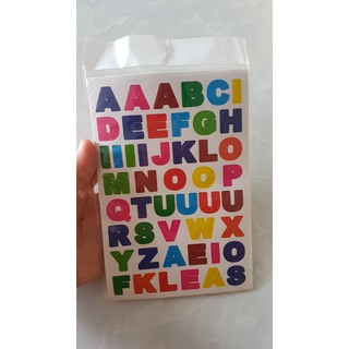 [Sale Giá Gốc] Sticker chữ và số dán nhãn nắp chai nhựa