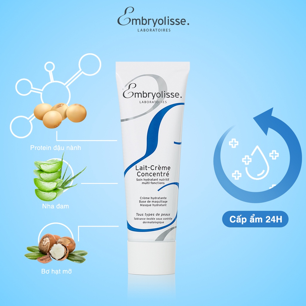 Kem Dưỡng Ẩm Siêu Phục Hồi Da Embryolisse Lait Creme Concentre