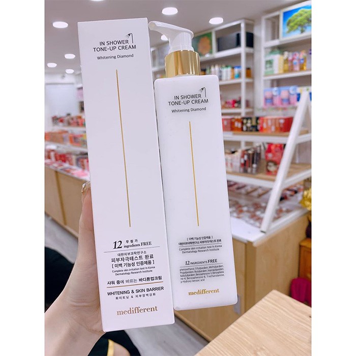 Sữa Tắm Truyền Trắng, Bật Tông Da, Giúp Da Săn Chắc, Trắng Sáng Tự Nhiên Medifferent In Shower Tone-Up Cream 300ml | BigBuy360 - bigbuy360.vn