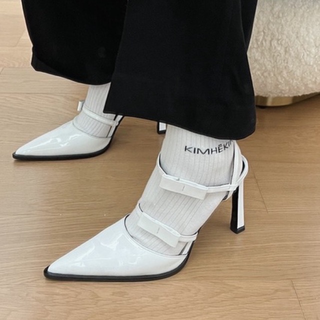 GIÀY CAO GÓT BÍT MŨI QUAI NGANG