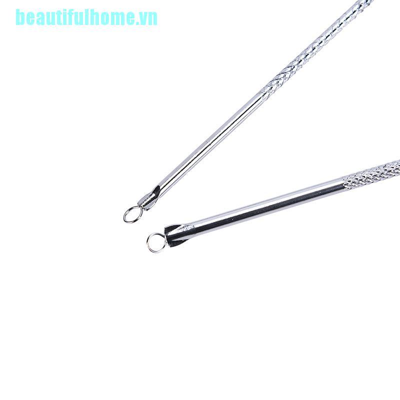 (Hàng Mới Về) Bộ 2 Dụng Cụ Nặn Mụn 2 Đầu Cầm Tay